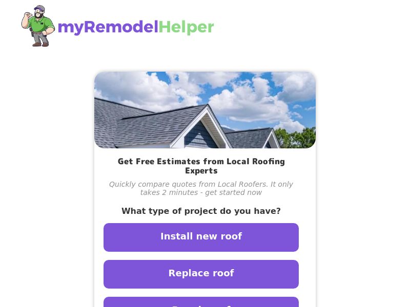 MyRemodelHelper Roofing | Int'l 