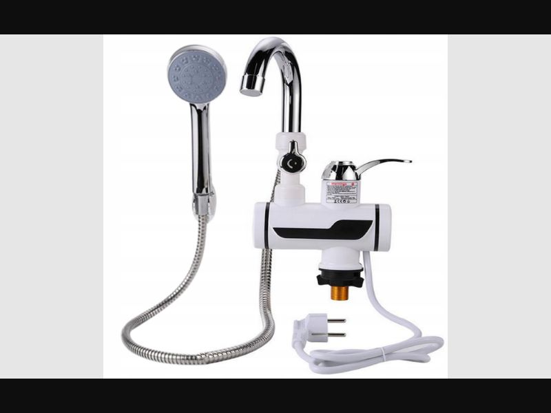 Instantaneous water heater with shower