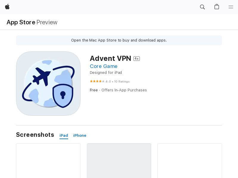 Advent VPN - Direct advertiser - CPT