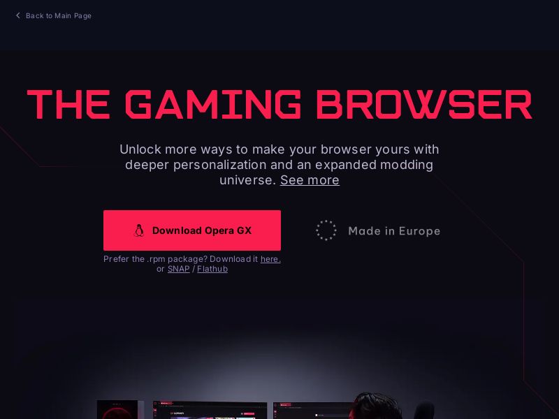 Opera GX Browser - Desktop (Install & Run)