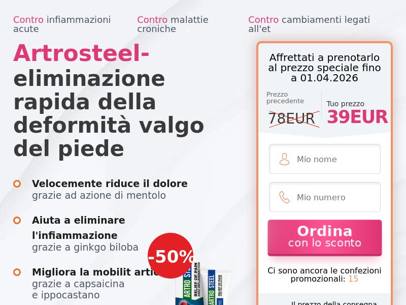 Artrosteel 39 EUR IT/ES - Valgus