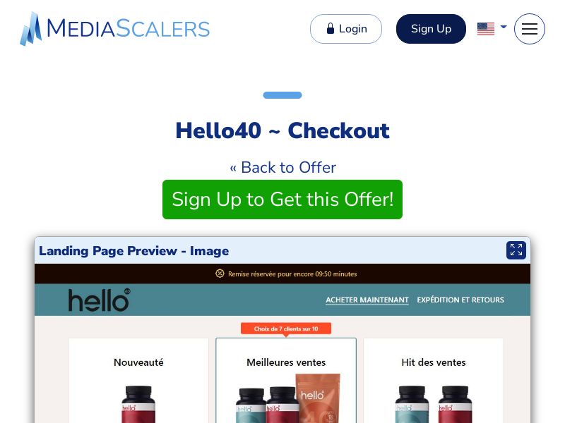 Hello40 ~ Checkout {+DTC} (Event Tracking) [DE, UK, FR, AT, CH, IT, SE, +8 More]