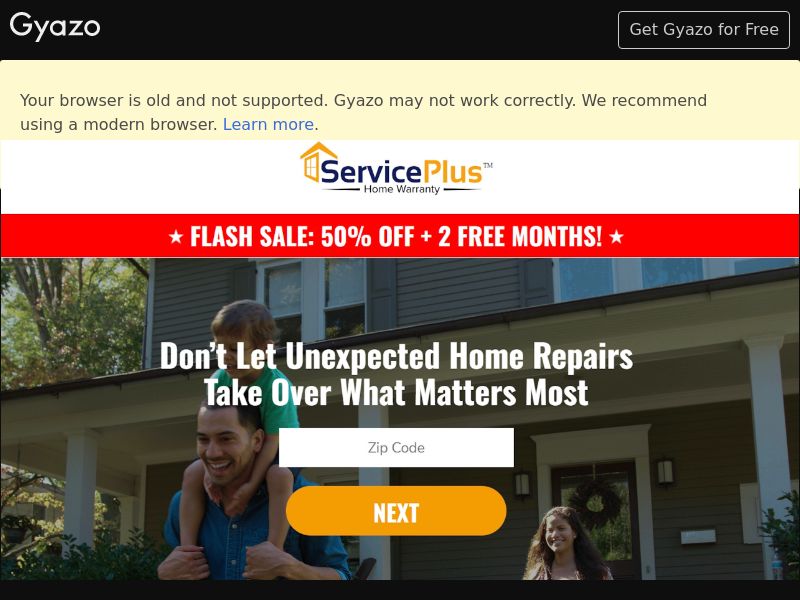 Service Plus Home Warranty - US