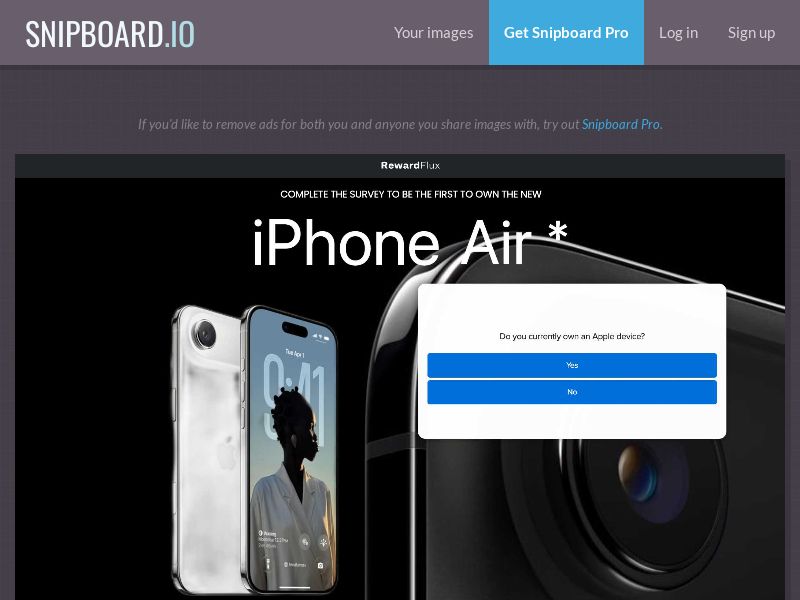 RewardFlux - iPhone 17 NZ - SOI