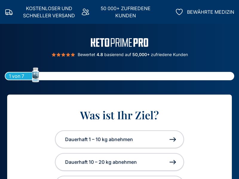 Keto Prime Pro | CH (German) | Landers