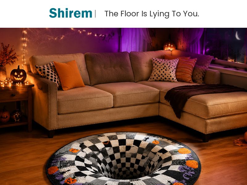 Shirem 3D Vortex Halloween Rug [INTL] (Social,Banner,Native,Push,SEO,Search,Brand Bidding) - CPA