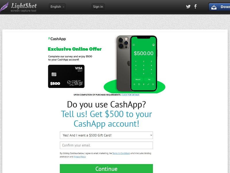 CSR $500 CashApp - CPL | US