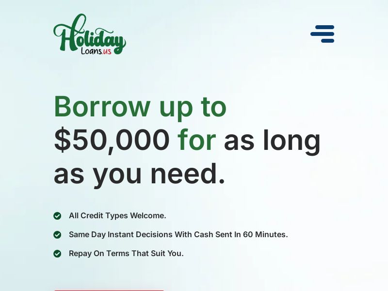 Holiday Loans *Creative required*
