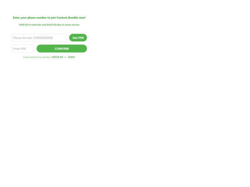Rumble Safaricom