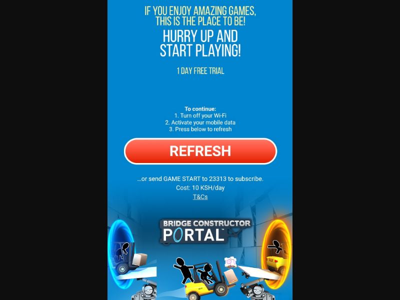 [MOB] Bridge Construction Portal /KE [Safaricom] 1 Click