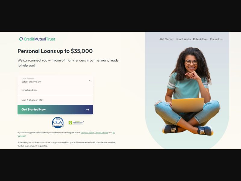 [WEB+MOB] Credit Mutual Trust (up to $35,000) /US RevShare [Approval Required]