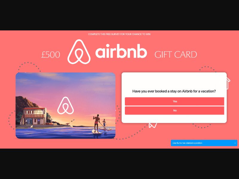 UK - Quiztionnaire - 20317 - Airbnb £500 - (CPL)