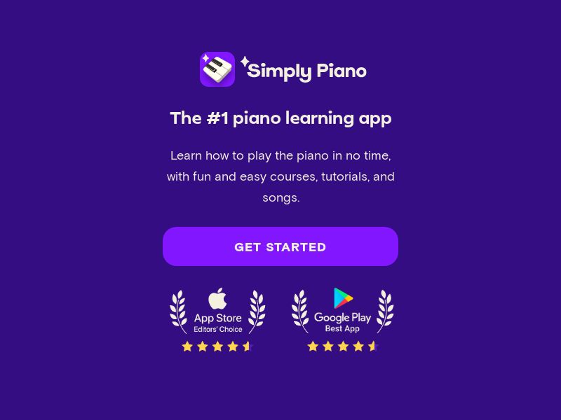 Simply Piano CA UK NZ HU FR ES AT NL AU DE US [DUPLICATED]