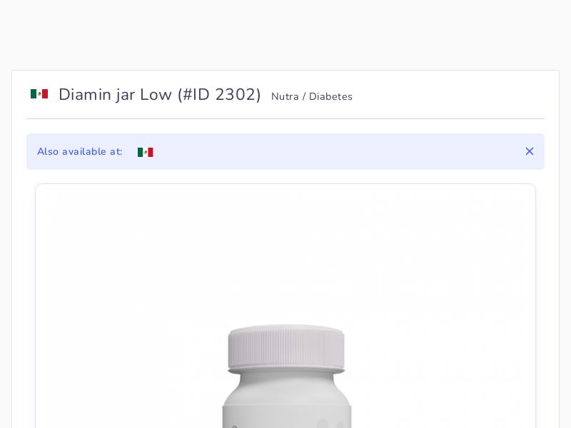 Diamin jar Low