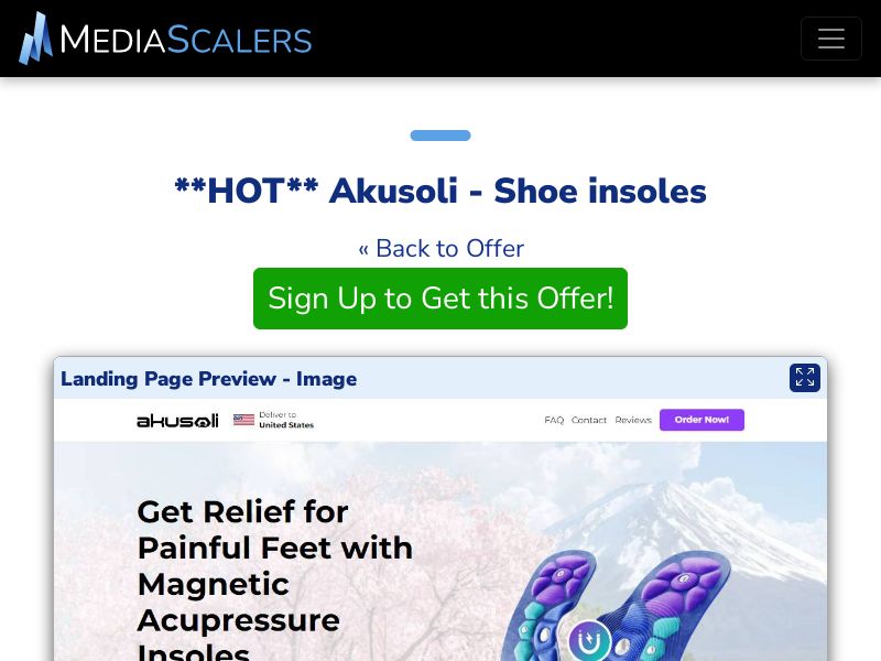 Akusoli - Shoe insoles {+DTC, Alt-Landers} (Event Tracking) [US, DE, CA, AU, UK, FR, IL, +237 More]