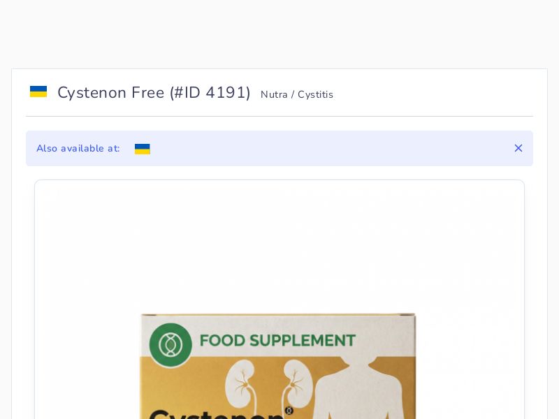 Cystenon Free