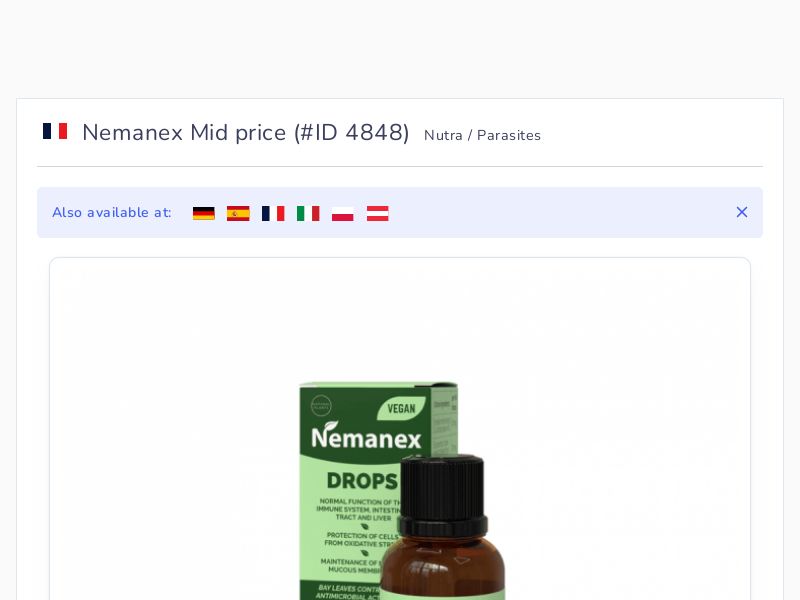 Nemanex Mid price