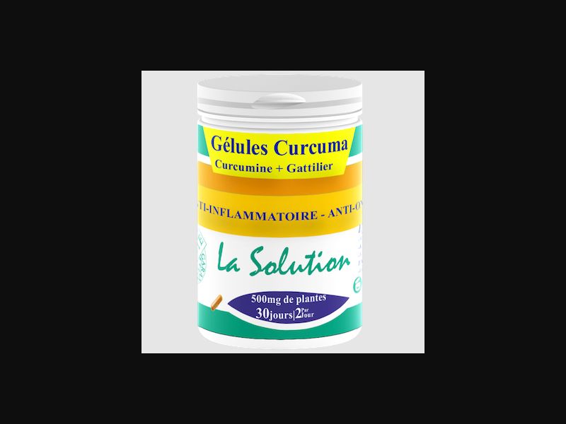 Gelules Curcuma - capsules for prostatitis and to improve potency