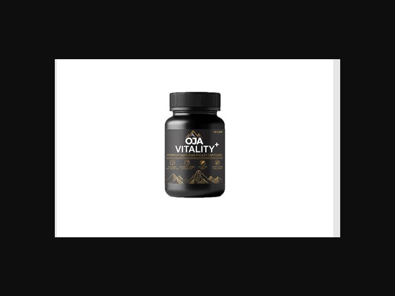 Oja Vitality+ - a remedy for potency