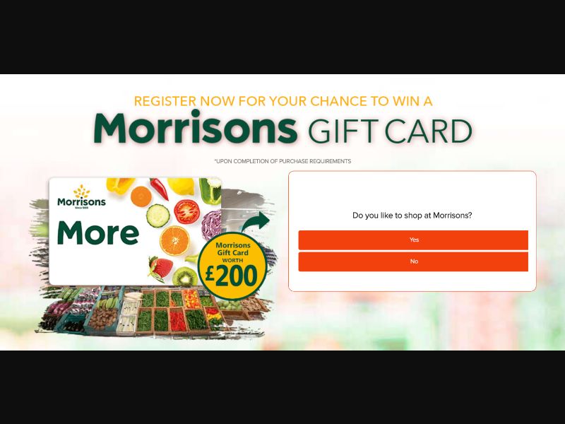 UK - RewardFlux - Morrisons Giftcard - (CPL)