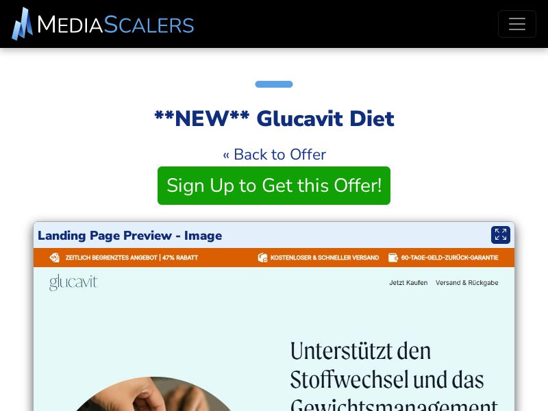 Glucavit Diet [SE]