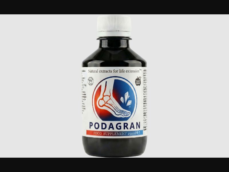 Podagran - syrup for gout and improving joint function