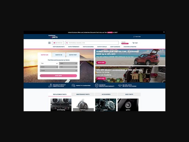 Autonation - Auto Parts - RevShare (US)