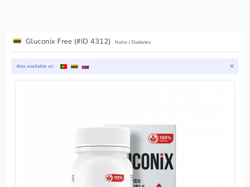 Gluconix Free