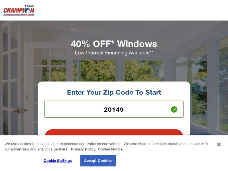 Champion Window Quotes | US