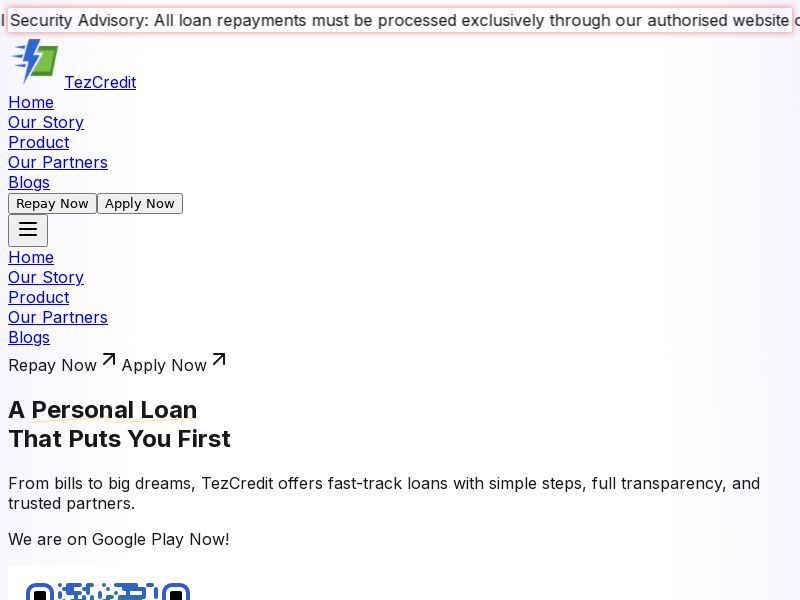 Tezcredit.com CPS - India