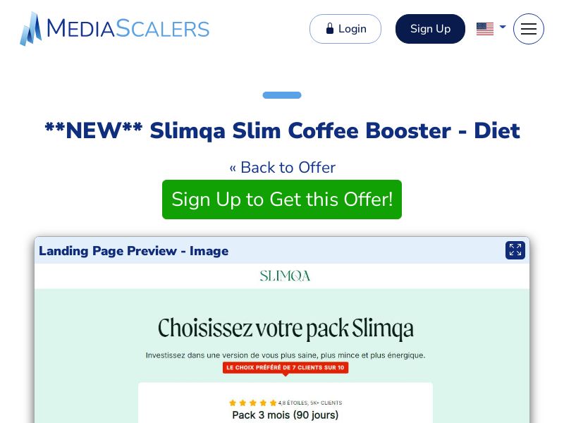 Slimqa Slim Coffee Booster - Diet [FR, CH, BE]