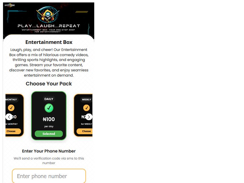 Entertainment Box MTN