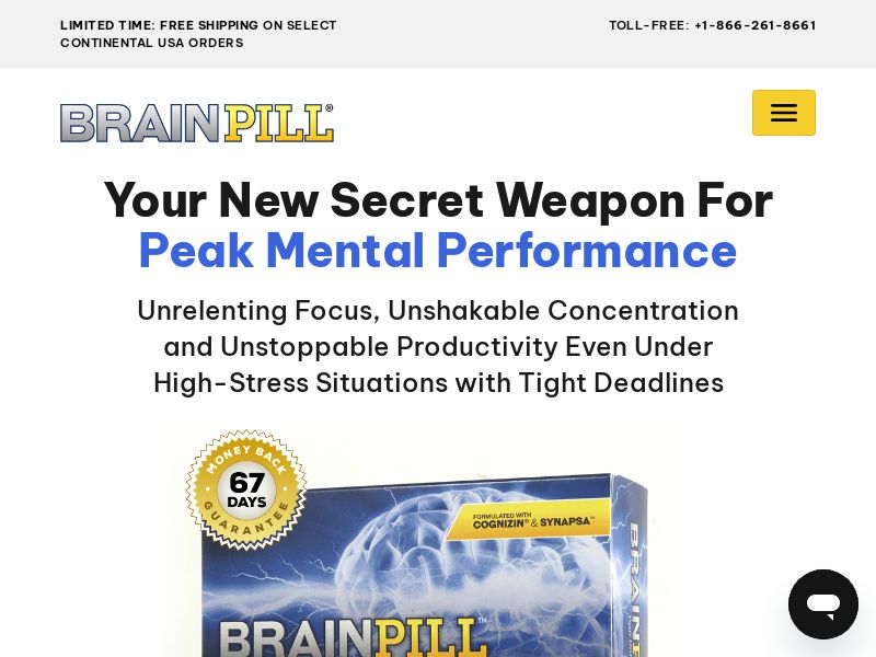 BrainPill - Revshare - Responsive
