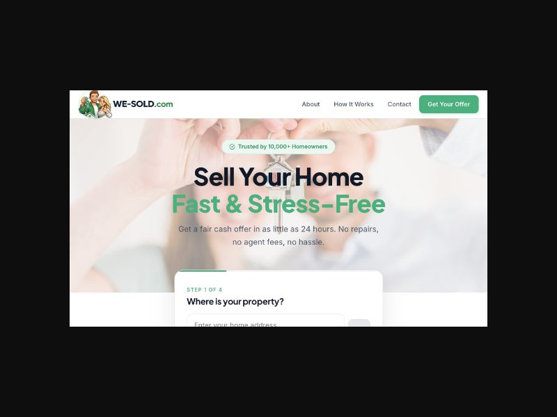 WeSold - Real Estate Platform - Revshare (US)