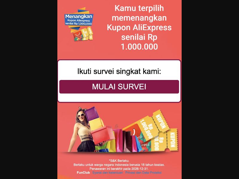 37939 - ID - [WEB+MOB] - Aliexpress Gift Card - CPL SOI