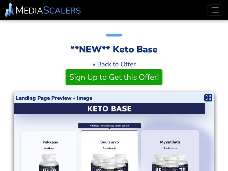 Keto Base {+DTC} (Event Tracking) [FI]