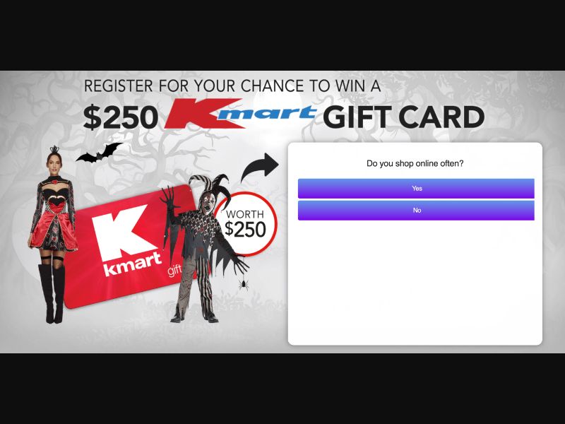 AU - Quiztionnaire - Kmart (Halloween ) - (CPL)