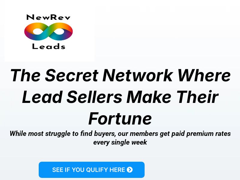 NewRev Leads – Roofing Pay Per Lead – Up to $45/Lead