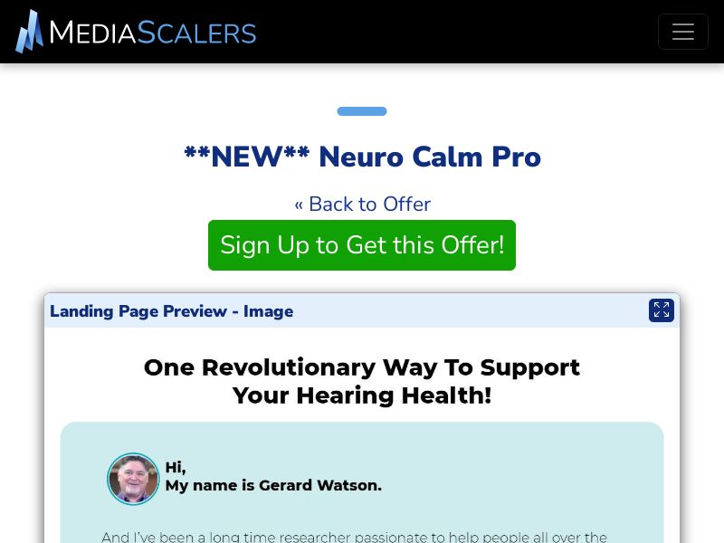 Neuro Calm Pro {+VSL, TSL} [US, CA, AU, UK, NZ, IE]
