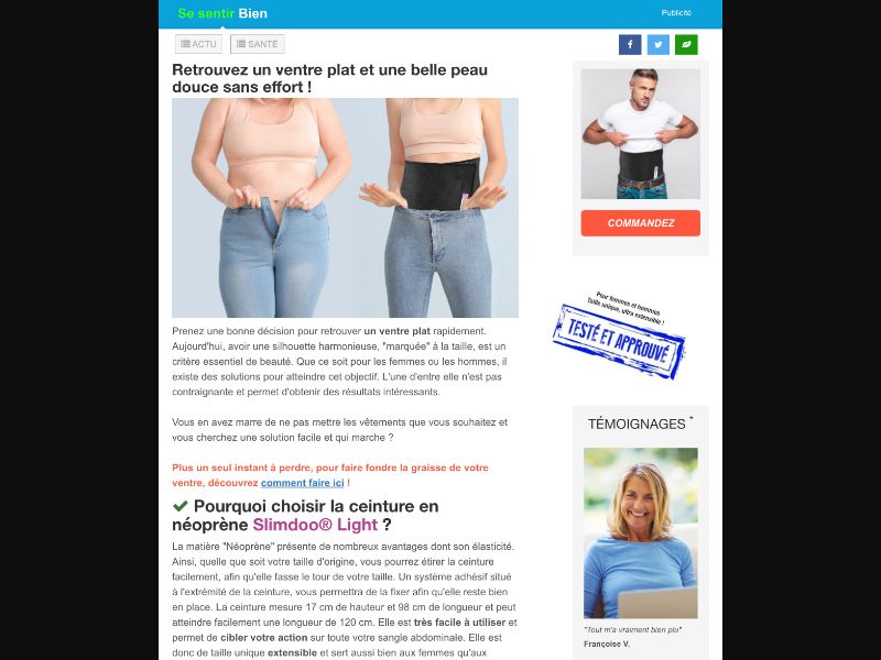 [WEB+MOB] Slimdoo Light - Weight Loss - CPS - FR - BE FR - CH FR - LU FR