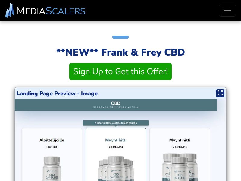 Frank & Frey CBD {+DTC, Alt-Landers} [FI]