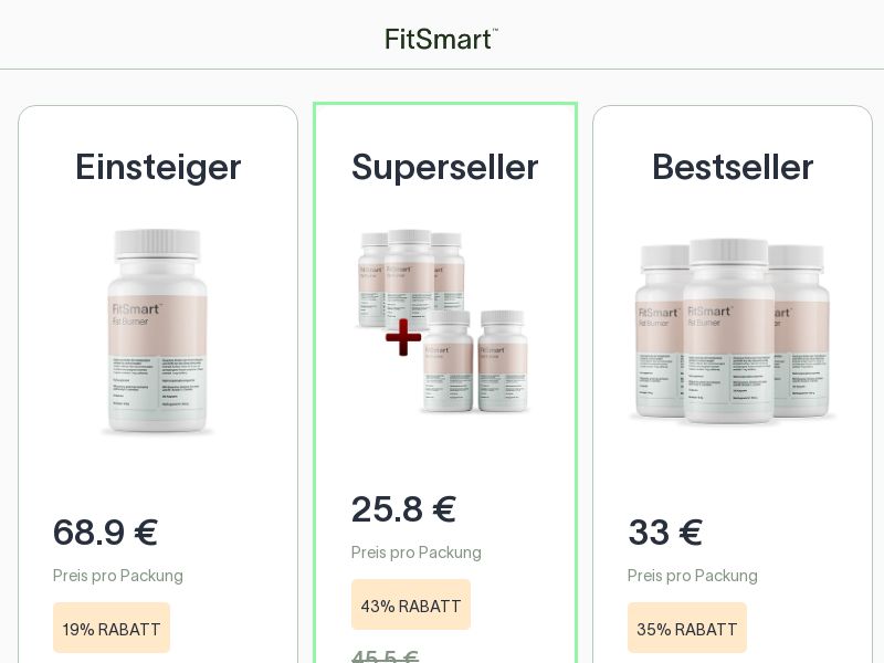 Fitsmart SS - DE/AT/CH