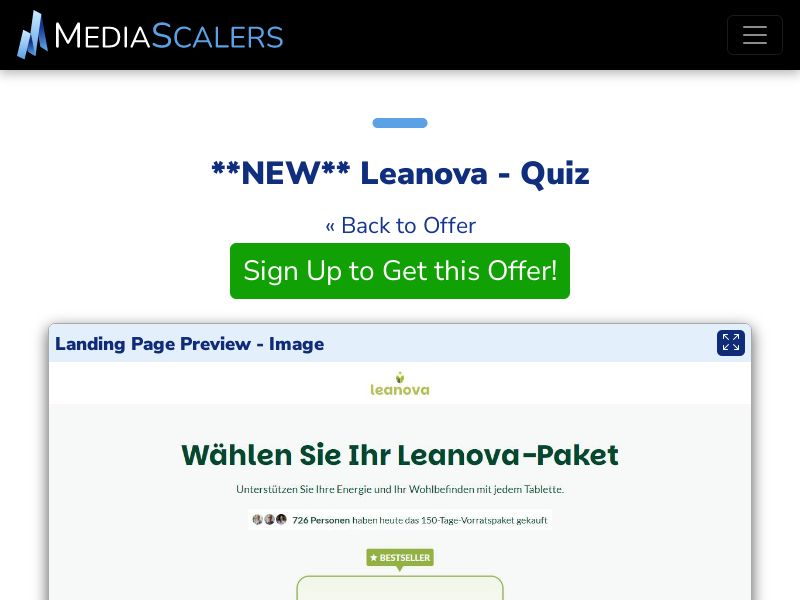 Leanova - Quiz {+DTC, Quiz} [DE, AT, CH]