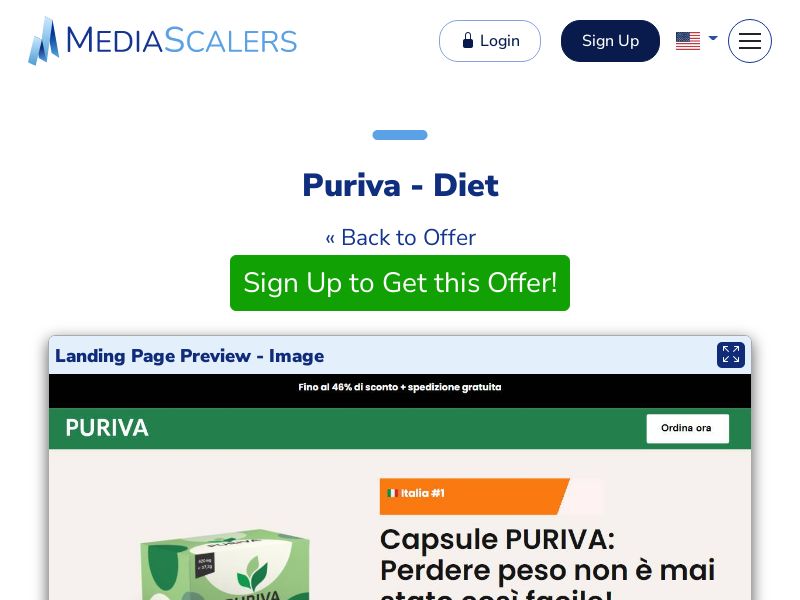 Puriva - Diet {+DTC, Quiz, Alt-Landers} (Event Tracking) [IT]