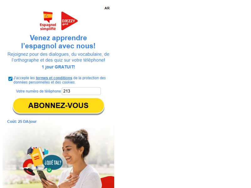 Spanish Lessons Daily (DDP) v9 FR Djezzy