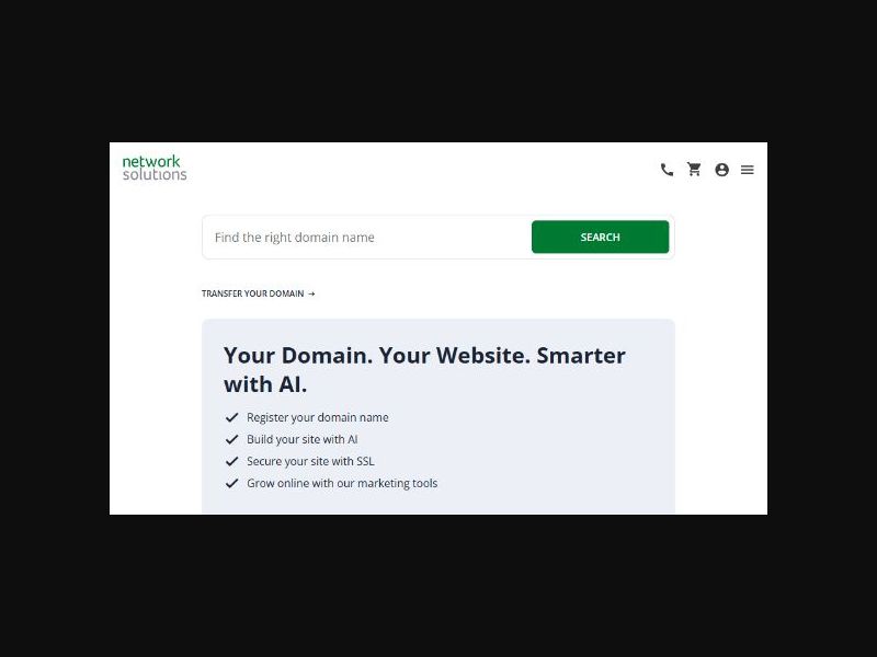 Network Solutions - Domains,Hosting, Security - Coupon - CPS (WW)