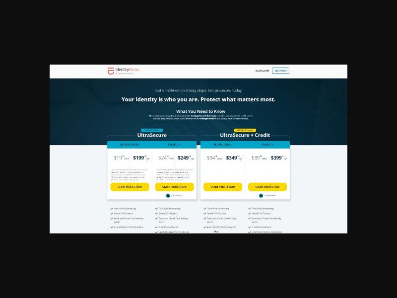 Identity Force - Identity Protection - CPS (US)