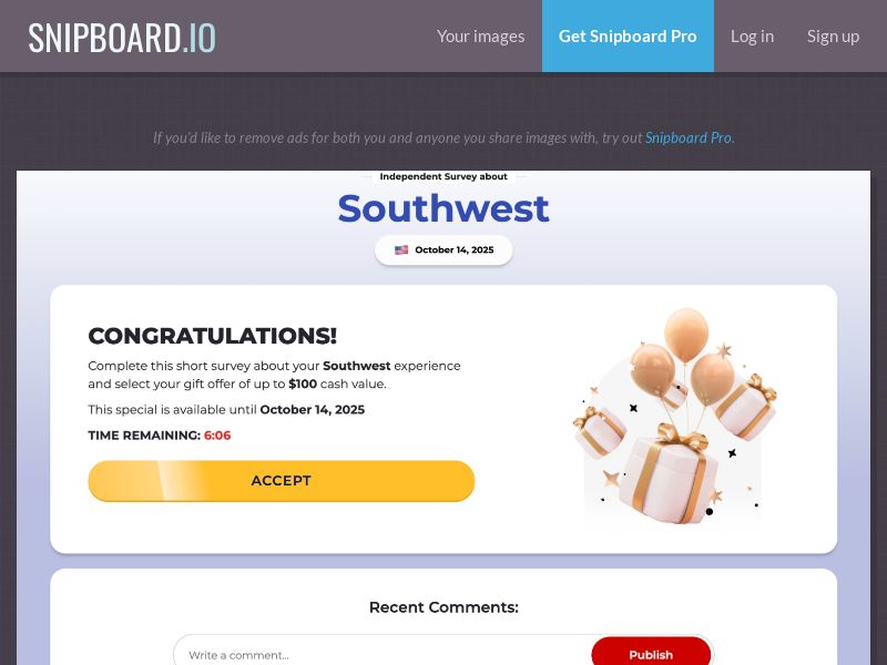 Alphabet - Offervall Southwest Airlines US - CC Submit
