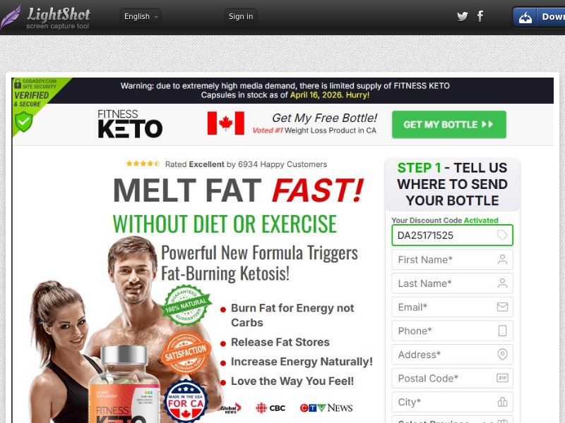 Fitness Keto Capsules | CA