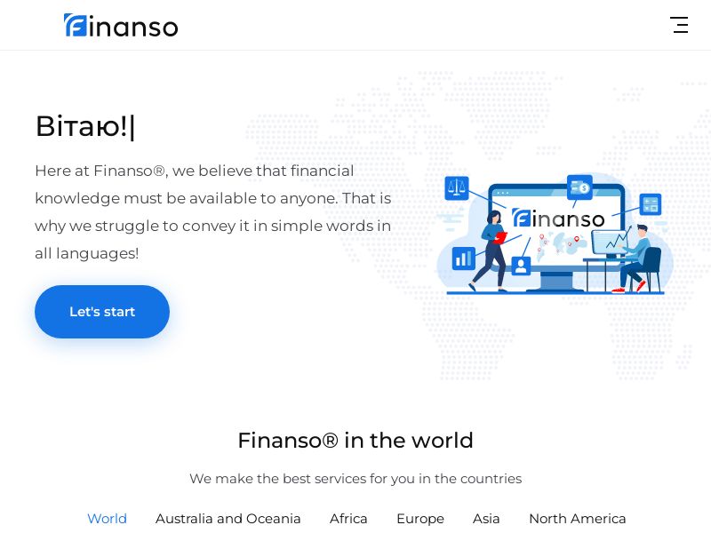 Finanso VN revshare